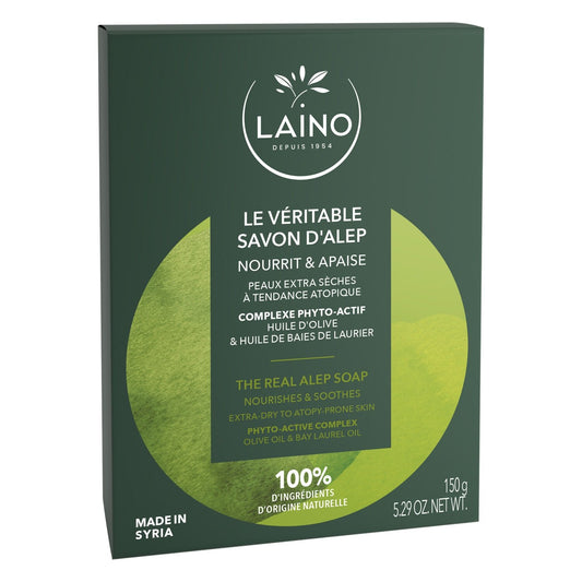 Savon Solide Corps d'Alep Nourrit Apaise LAINO le savon de 150g