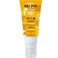 Crème Solaire Visage Spf 50+ Monoï de Tahiti Ao et Luzerne Bio Hydratante Anti-Âge HEI POA le flacon de 50mL