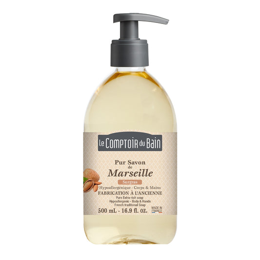 Marseille Liquid Body and Hand Soap, Superfatted, LE COMPTOIR DU BAIN