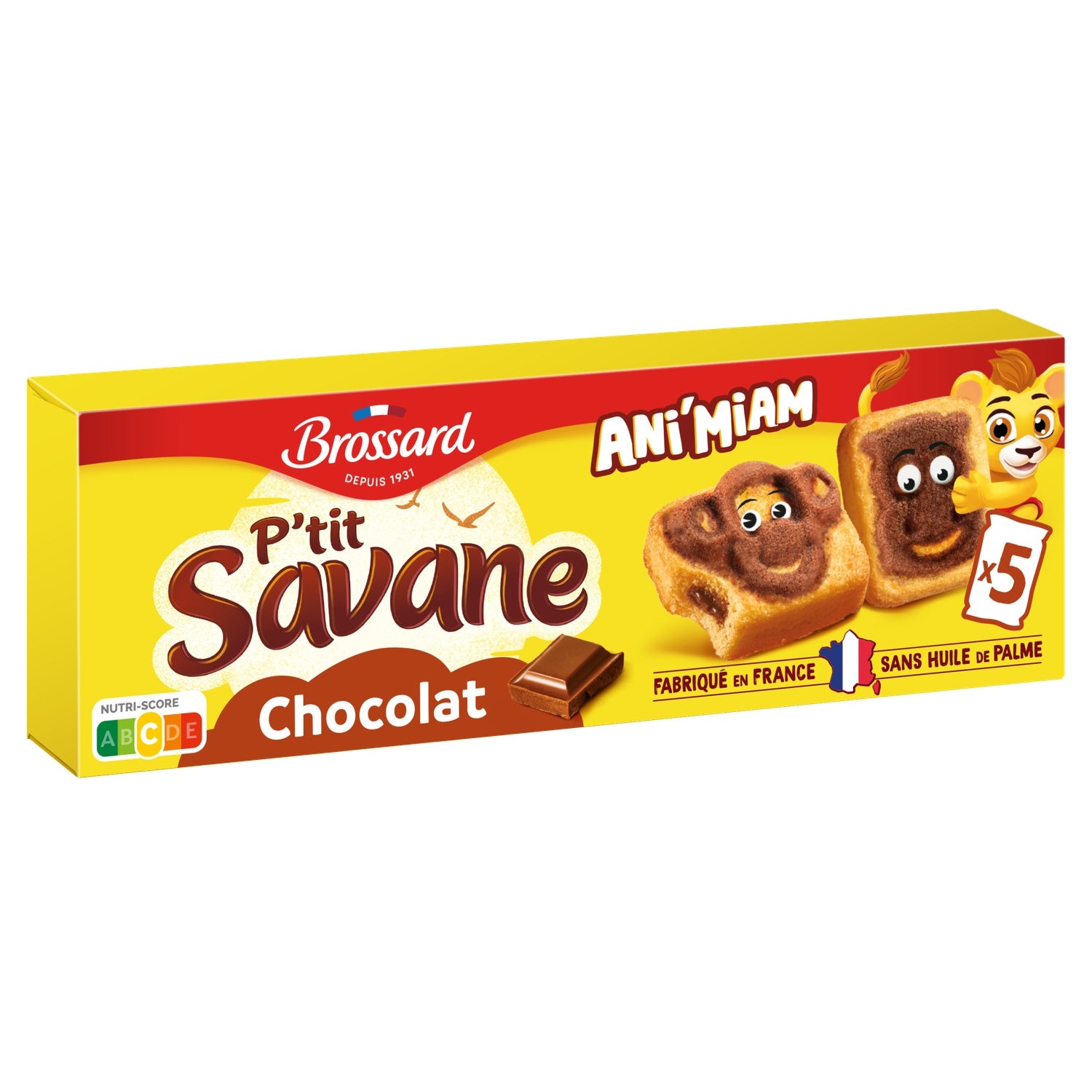 Gâteaux Fourrés Animiam Chocolat P'tit Savane BROSSARD 