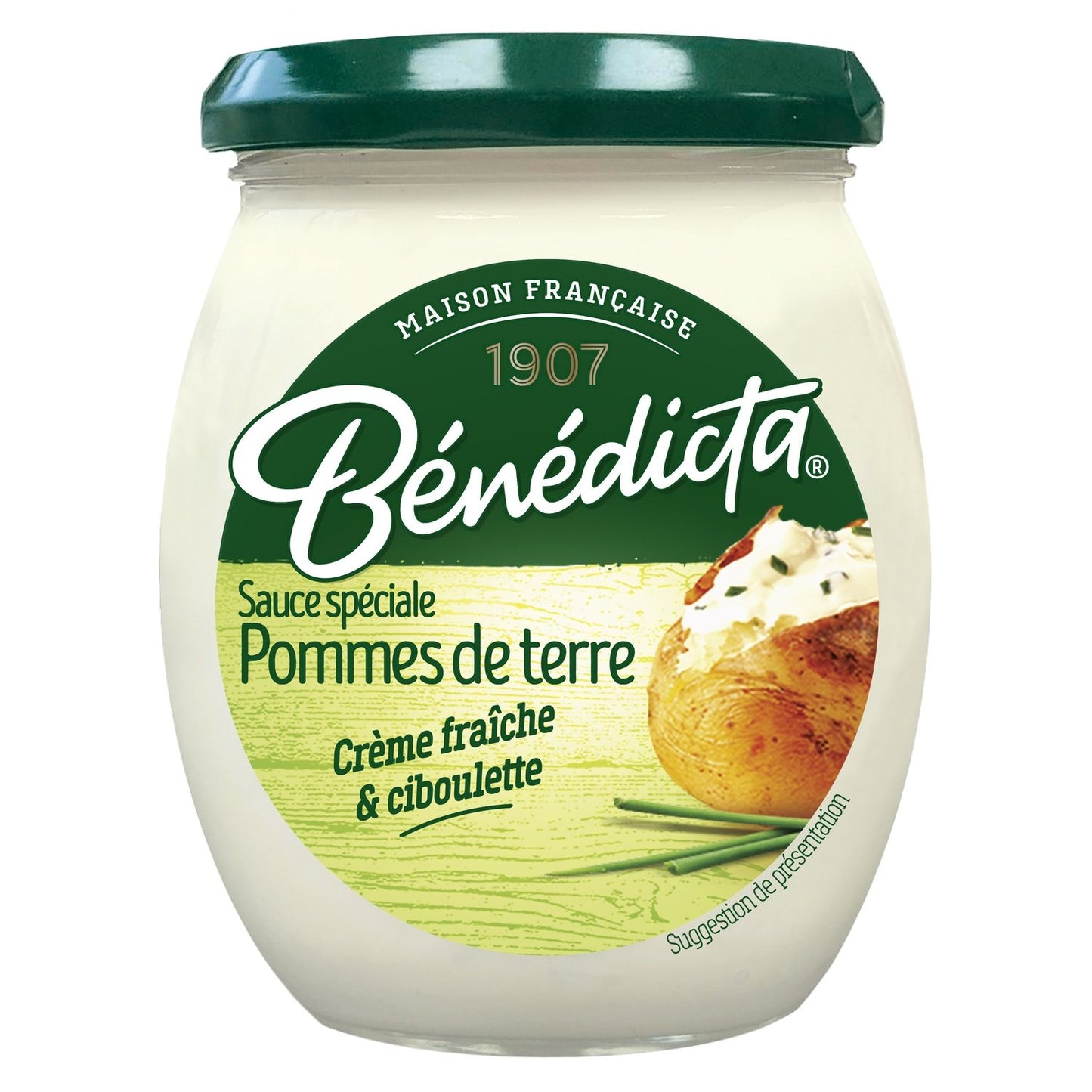 Sauce Spéciale Pommes de Terre Crème Fraîche et Ciboulette BENEDICTA