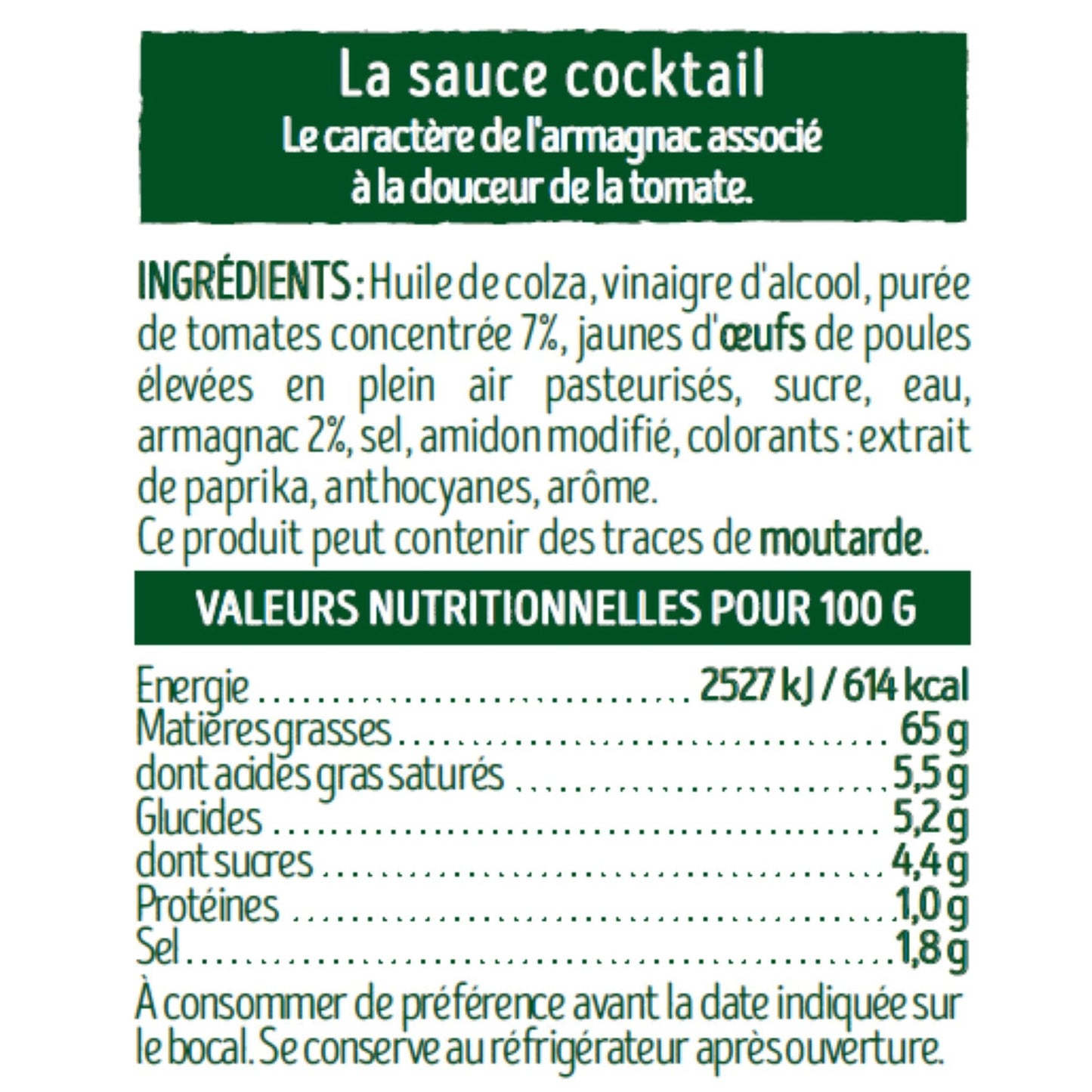 BENEDICTA Armagnac-Cocktailsauce