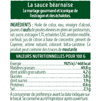 Sauce Béarnaise mit Estragon und Schalotten BENEDICTA