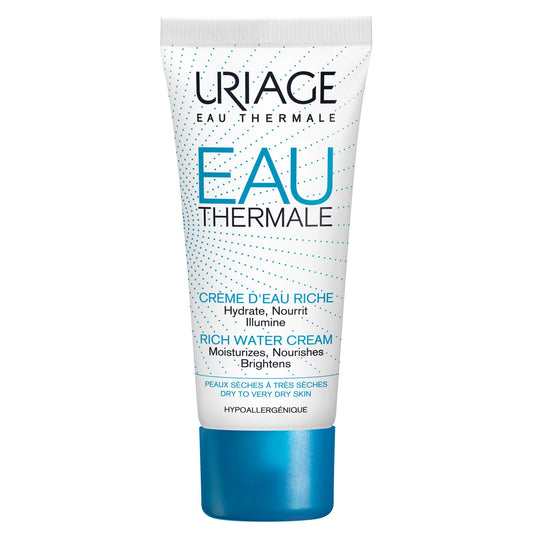 Crème Visage Femme Peau Sèche et Sensible Hydratante Eau Thermale Riche URIAGE