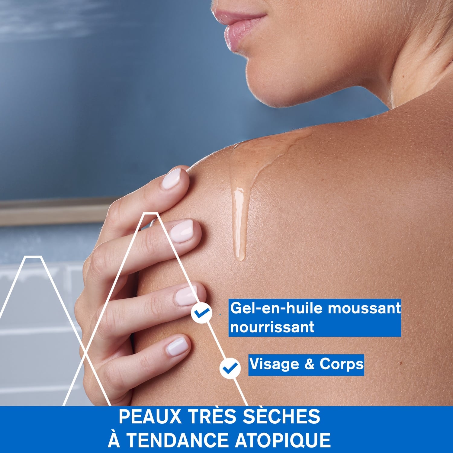 Huile de douche Peaux Sèches à Très Sèches Anti-démangeaisons Apaisante Xémose URIAGE 