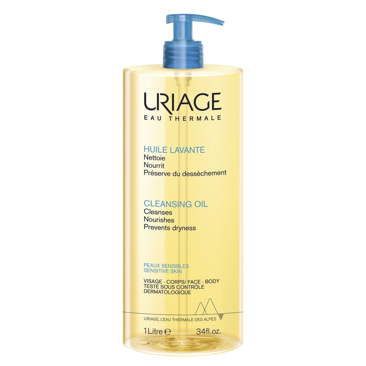 Huile de douche Visage et Corps Hydratation Optimale Protège du Dessèchement Cutané URIAGE 