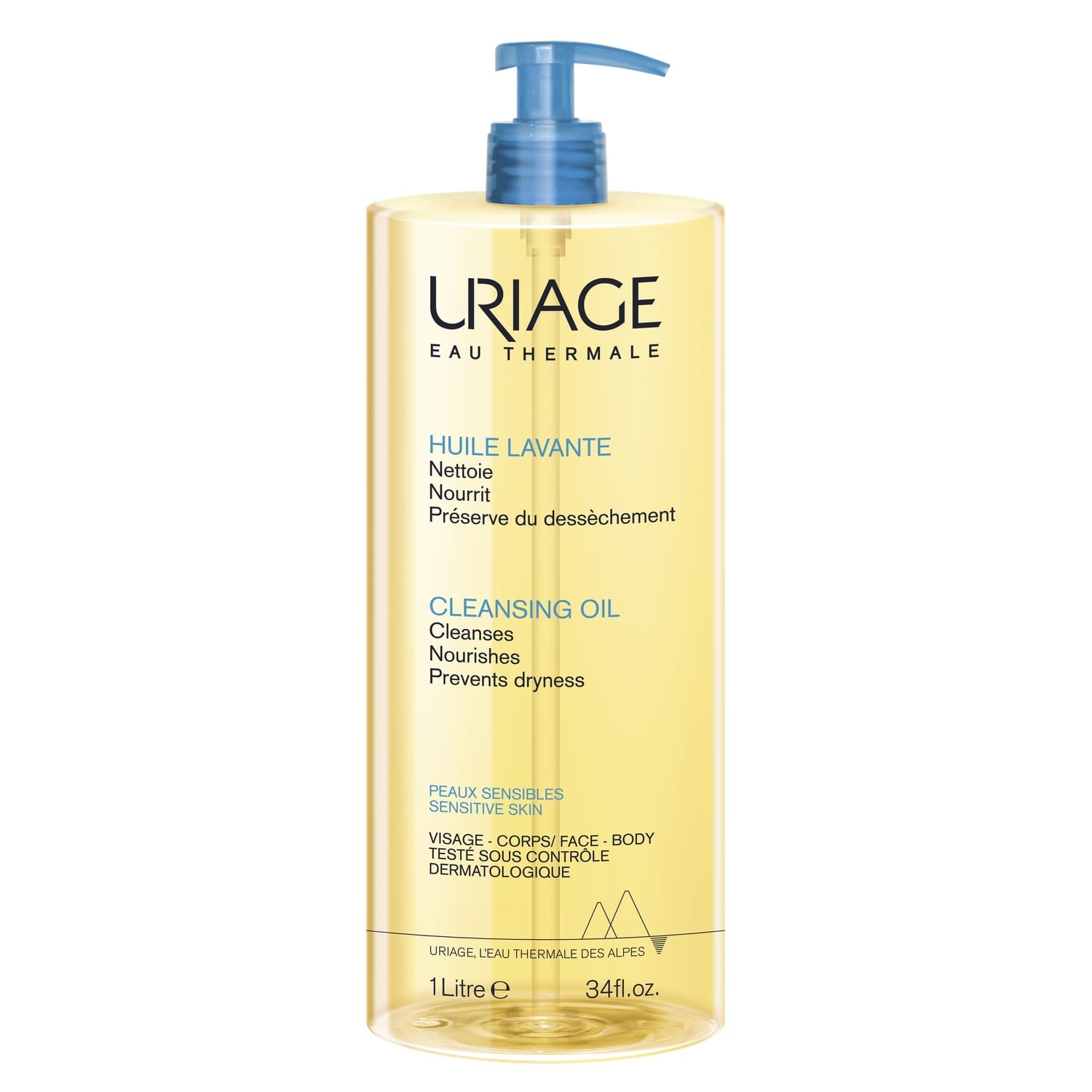 Huile de douche Visage et Corps Hydratation Optimale Protège du Dessèchement Cutané URIAGE 