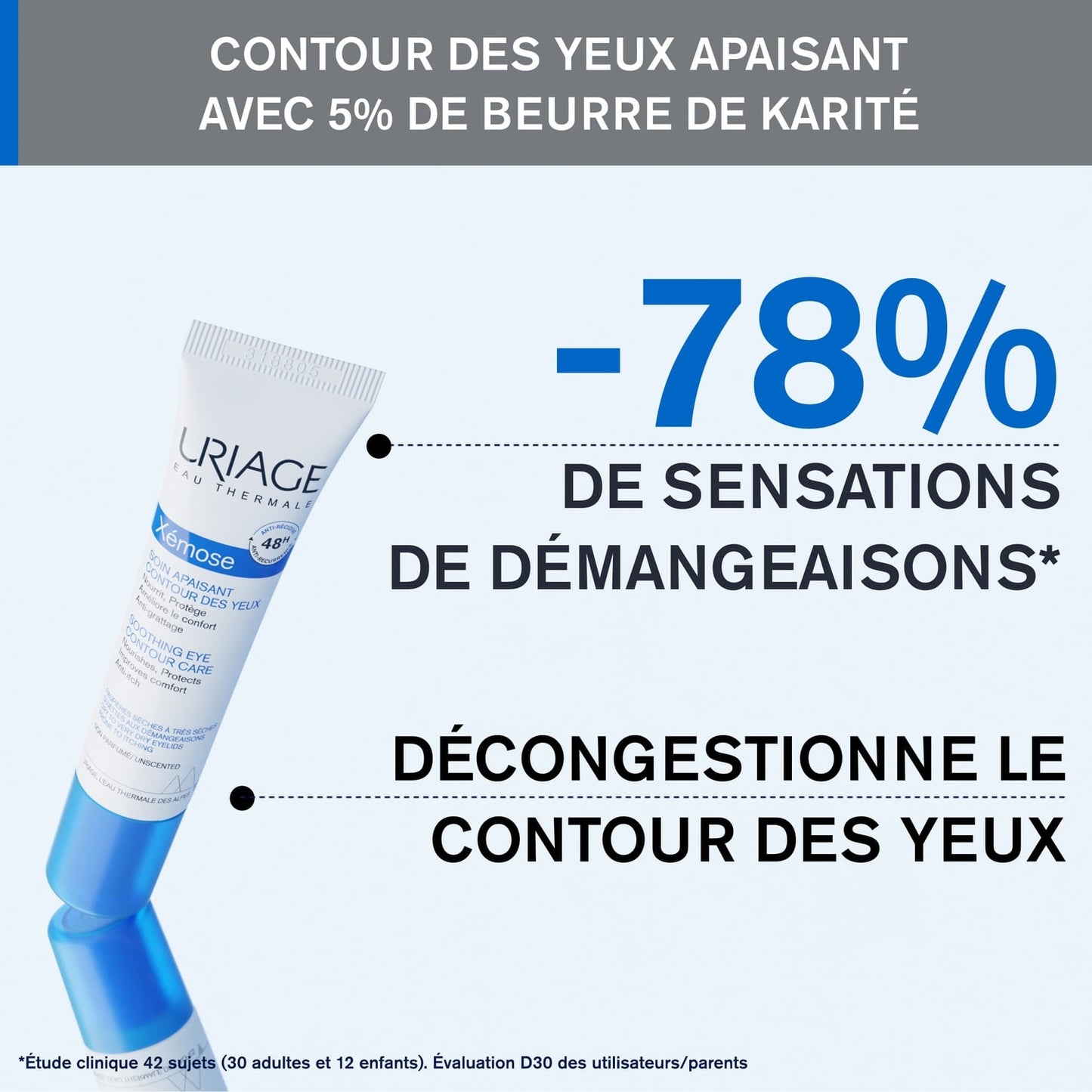 Soin Yeux Anti-dessèchement Apaisant Anti-irritations Xémose URIAGE 