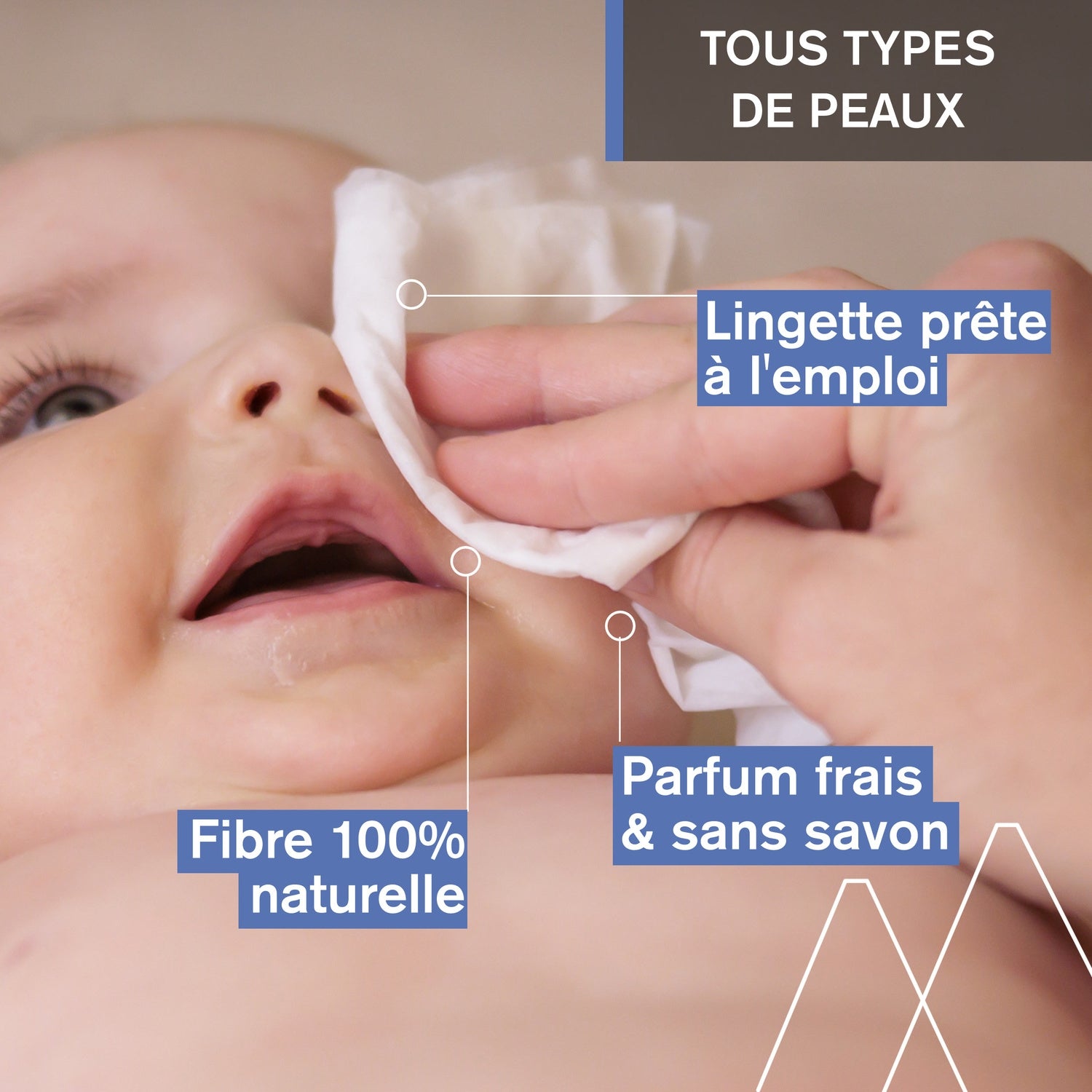 Lingettes bébé à l'Eau Thermale d'Uriage et Edelweiss Bio URIAGE 