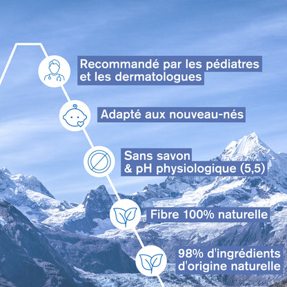 Lingettes bébé à l'Eau Thermale d'Uriage et Edelweiss Bio URIAGE 