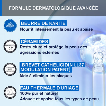 Soin Visage et Corps Anti-démangeaisons Anti-rugosités Xémose URIAGE 