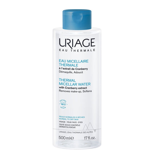 Eau micellaire Visage Yeux Peau Normale à Sèche Démaquille Hydrate Thermale URIAGE 
