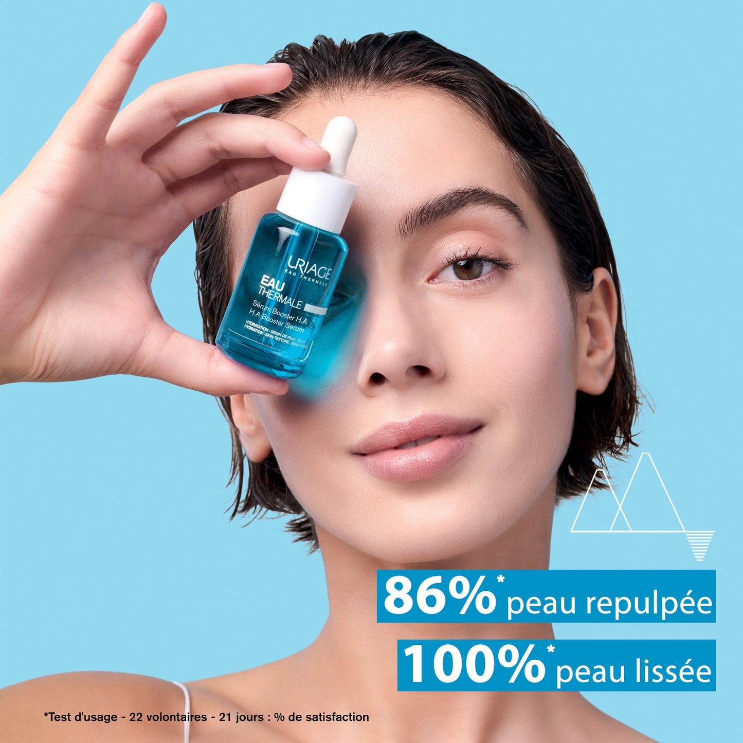 Feuchtigkeitsspendendes Gesichtsserum gegen Durst für alle Hauttypen, auch für empfindliche Haut, URIAGE Booster