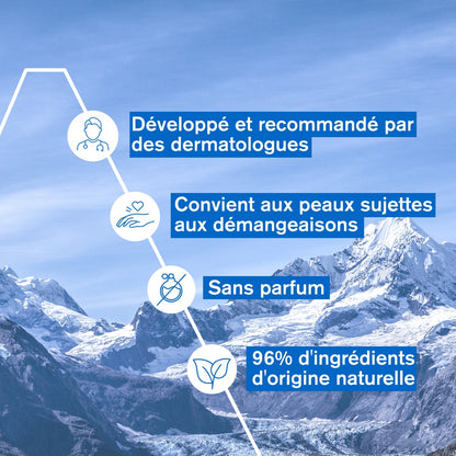 Körpergel für behaarte und intime Bereiche für empfindliche Haut, frisch und beruhigend, Pruriced URIAGE