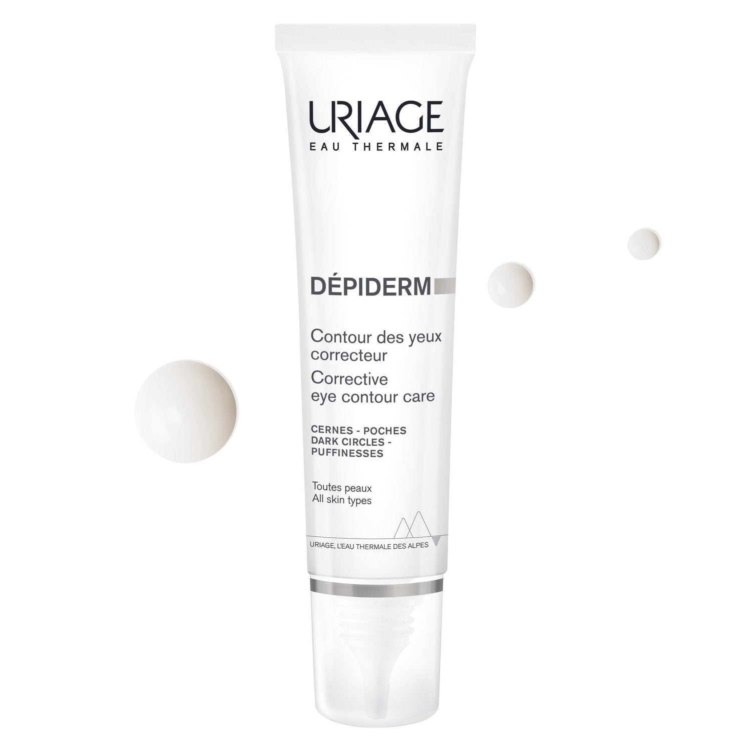 Contour des Yeux Correcteur Anti-Cernes Anti-Poches Dépiderm URIAGE le tube de 15mL