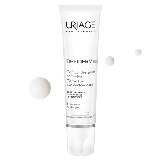 Contour des Yeux Correcteur Anti-Cernes Anti-Poches Dépiderm URIAGE le tube de 15mL