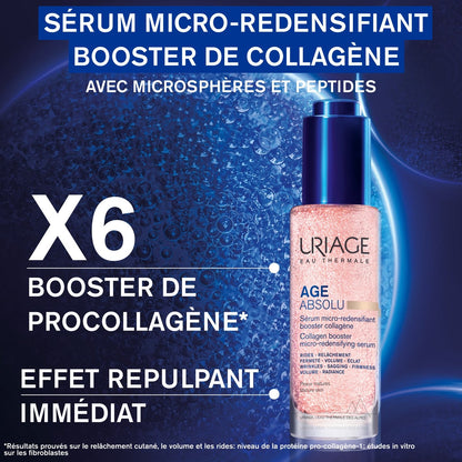 URIAGE Anti-Aging-Gesichtsserum für Frauen mit Absolute Age Collagen Booster