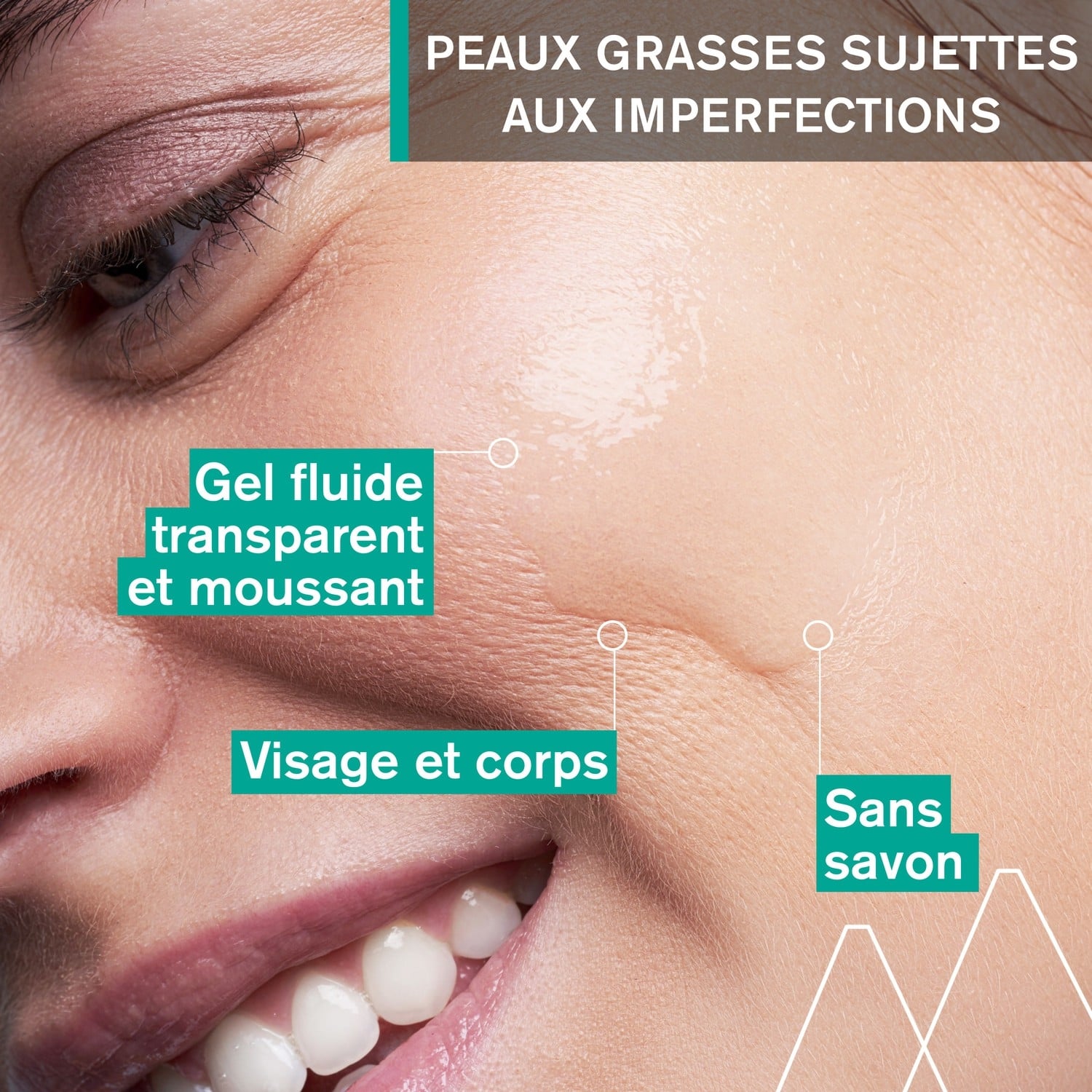 Gel Visage Anti Imperfections Peaux Grasses à Tendance Acnéique Purifiant et Matifiant Hyseac URIAGE 