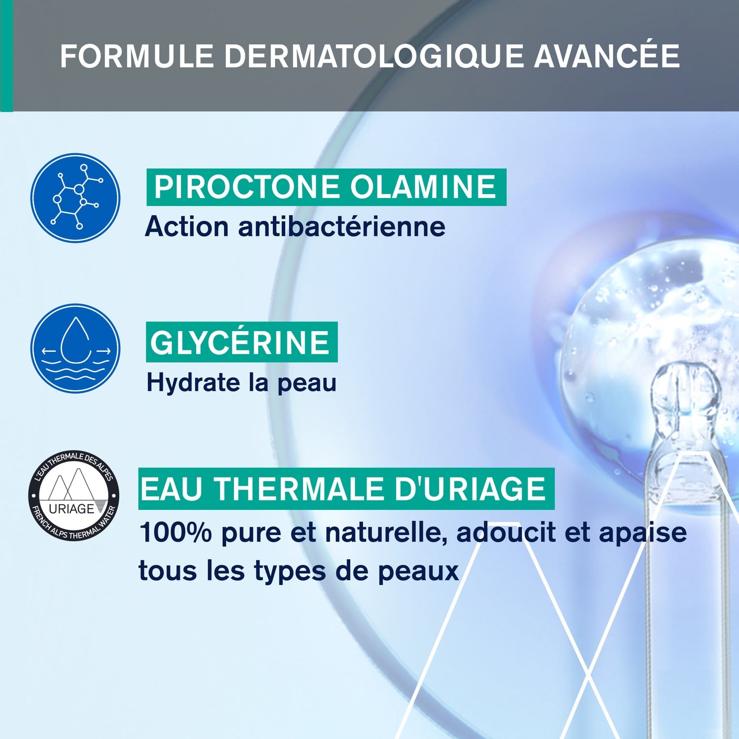 Gel Visage Anti Imperfections Peaux Grasses à Tendance Acnéique Purifiant et Matifiant Hyseac URIAGE 