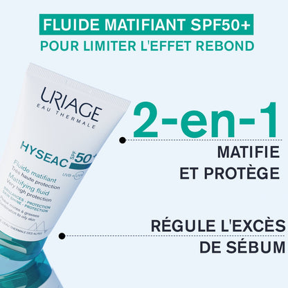 URIAGE Sonnenschutz mit hohem Schutz für Mischhaut bis fettige Haut, LSF 50+, mattierend, nicht fettend