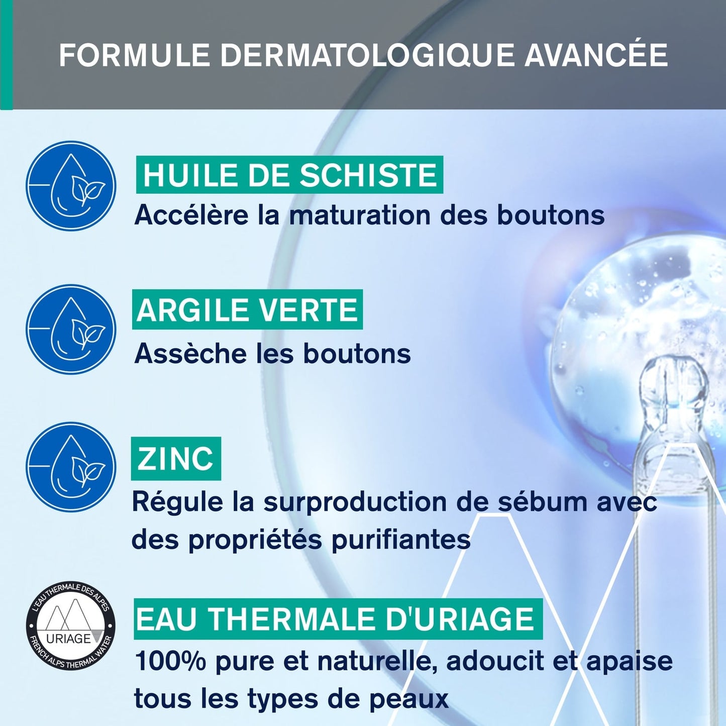 Pâte Visage Nuit Anti Imperfections Hyseac SOS URIAGE 