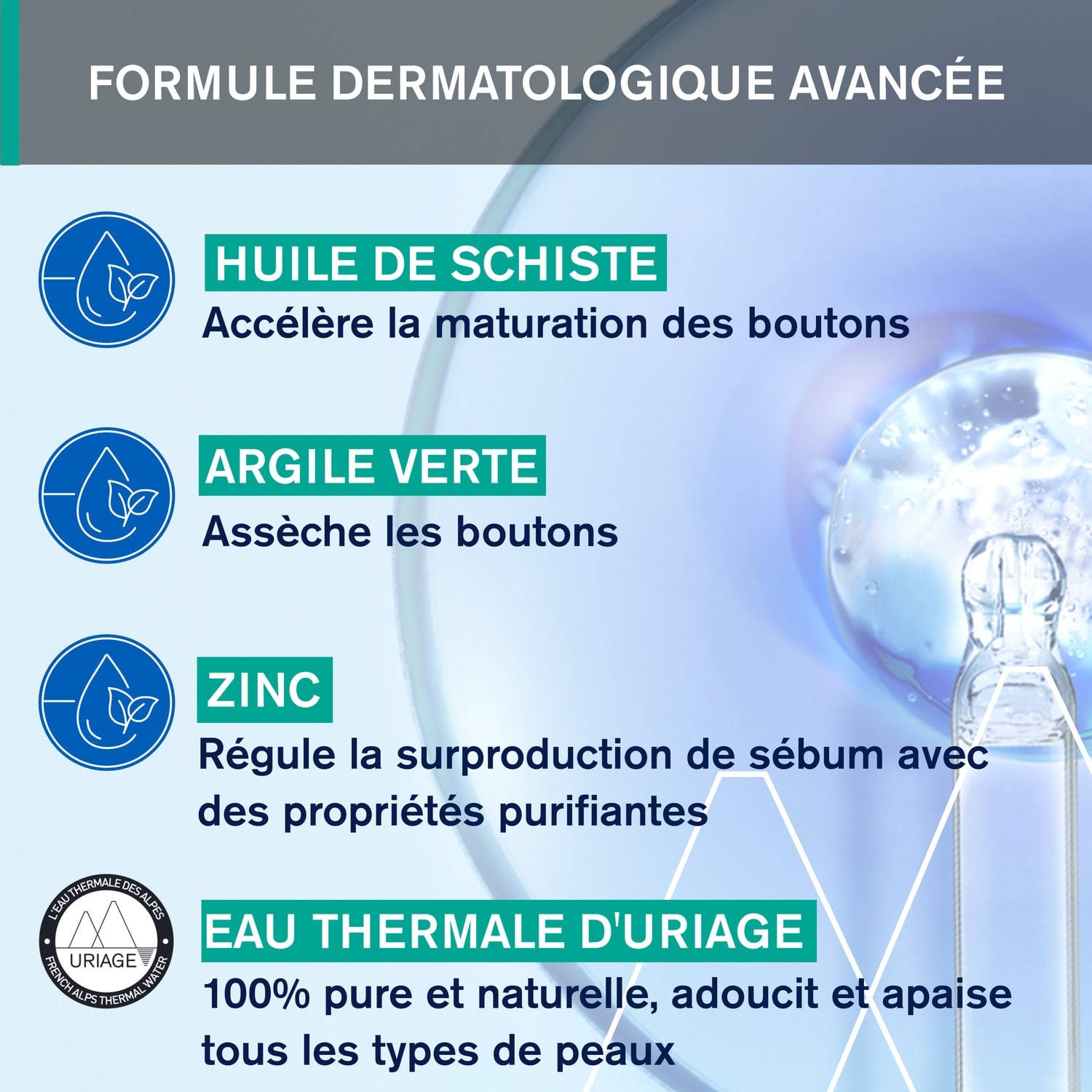 Pâte Visage Nuit Anti Imperfections Hyseac SOS URIAGE 