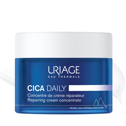 Crème Visage Cica Daily Réparatrice et Apaisante Peau Fragilisée URIAGE le pot de 50mL