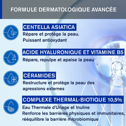 URIAGE Cica Tägliche reparierende und beruhigende Gesichtscreme für empfindliche Haut