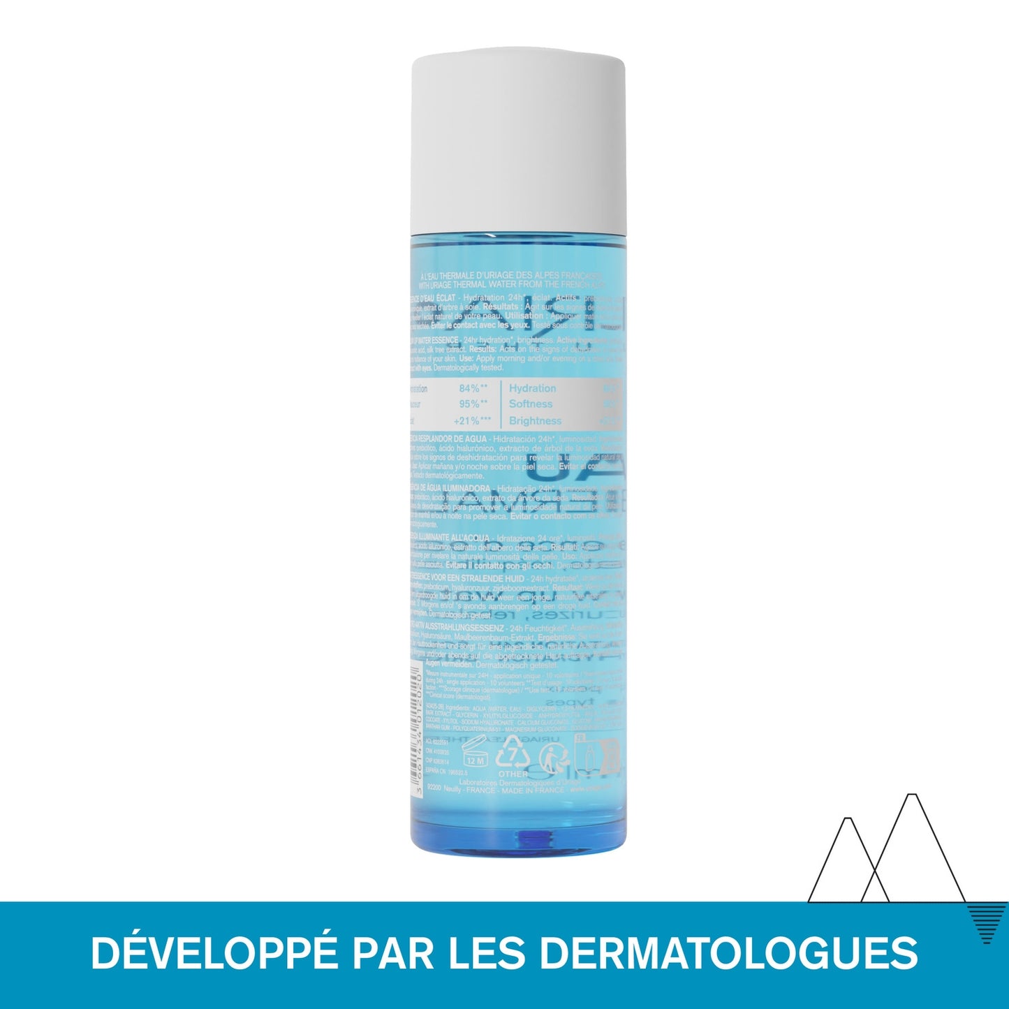 Soin Visage Femme Hydratant et Révélateur d'Éclat Essence d'Eau Thermale URIAGE