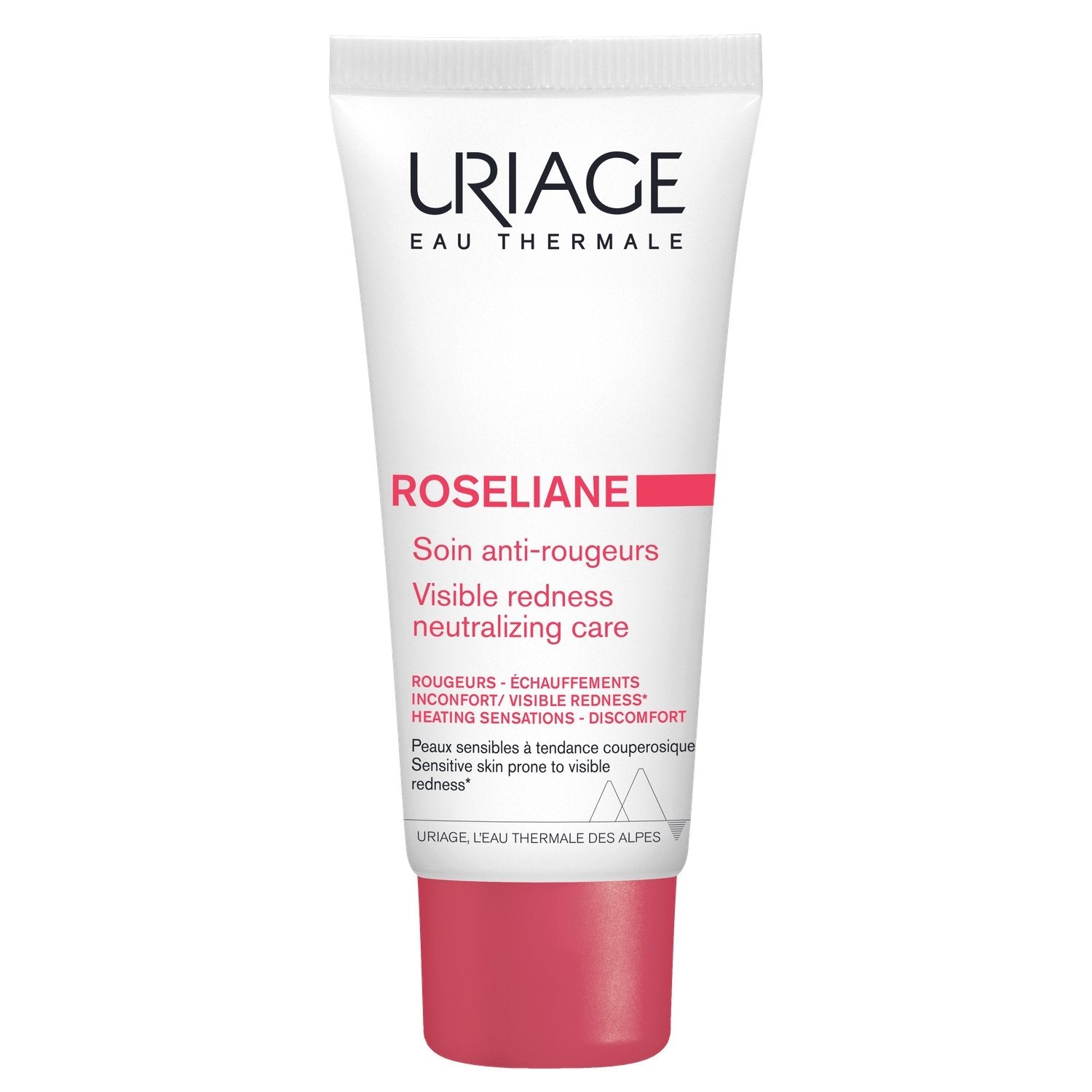 Crème Visage Peaux Sensibles Anti Rougeurs Roseliane Soin URIAGE le flacon de 40mL