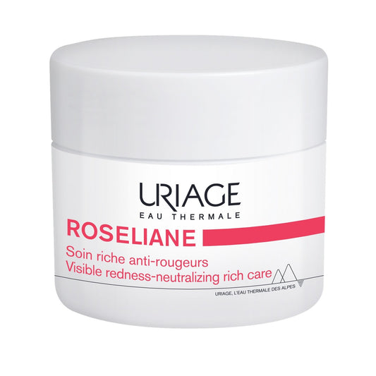 Soin Visage Riche Anti-Rougeurs Roseliane URIAGE le pot de 50mL