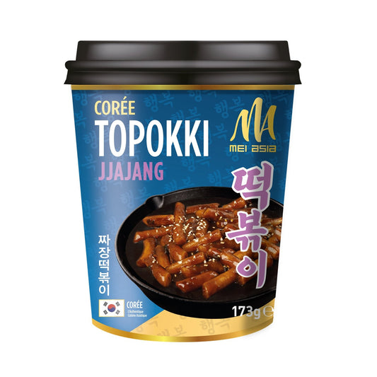 Topokki Jjajang MEI ASIA le pot de 173g