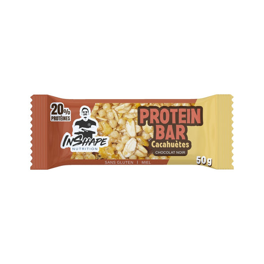 INSHAPE NUTRITION Dark Chocolate Coated Peanut Protein Bar