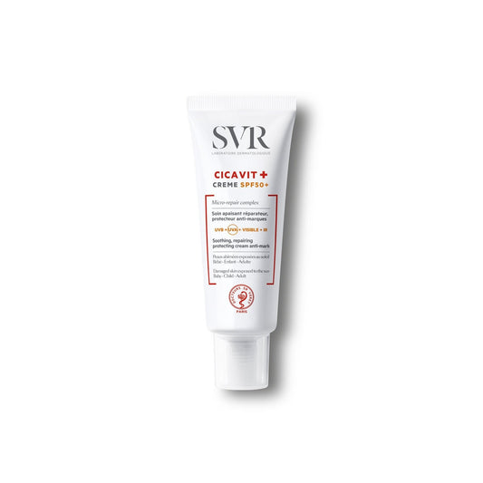 Crème Visage Corps Apaisante Réparatrice Anti-Marques Spf 50 LABORATIORE SVR le tube de 40mL