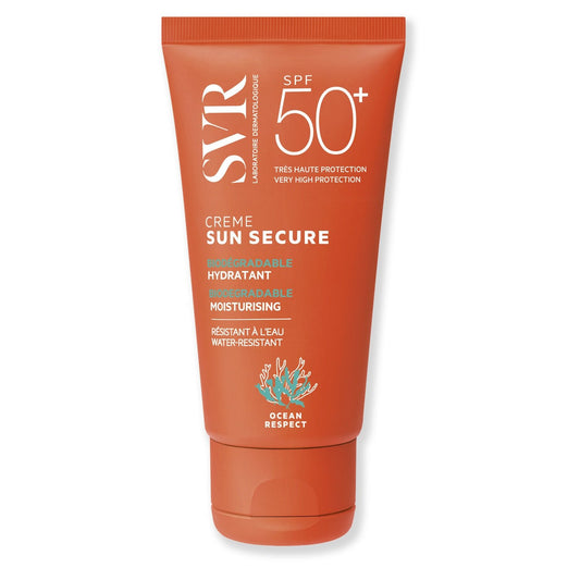 Crème Solaire Peau Sensible Haute Protection Spf 50+ Non Grasse Résistant à l'Eau LABORATOIRE SVR le tube de 50mL