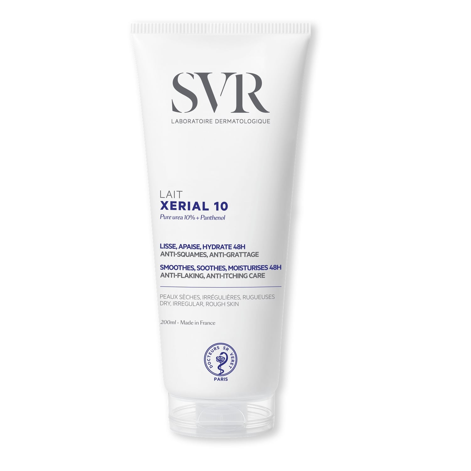 Lait Corps Peau Sèche Lisse Apaise Hydrate Xerial 10 LABORATOIRE SVR 