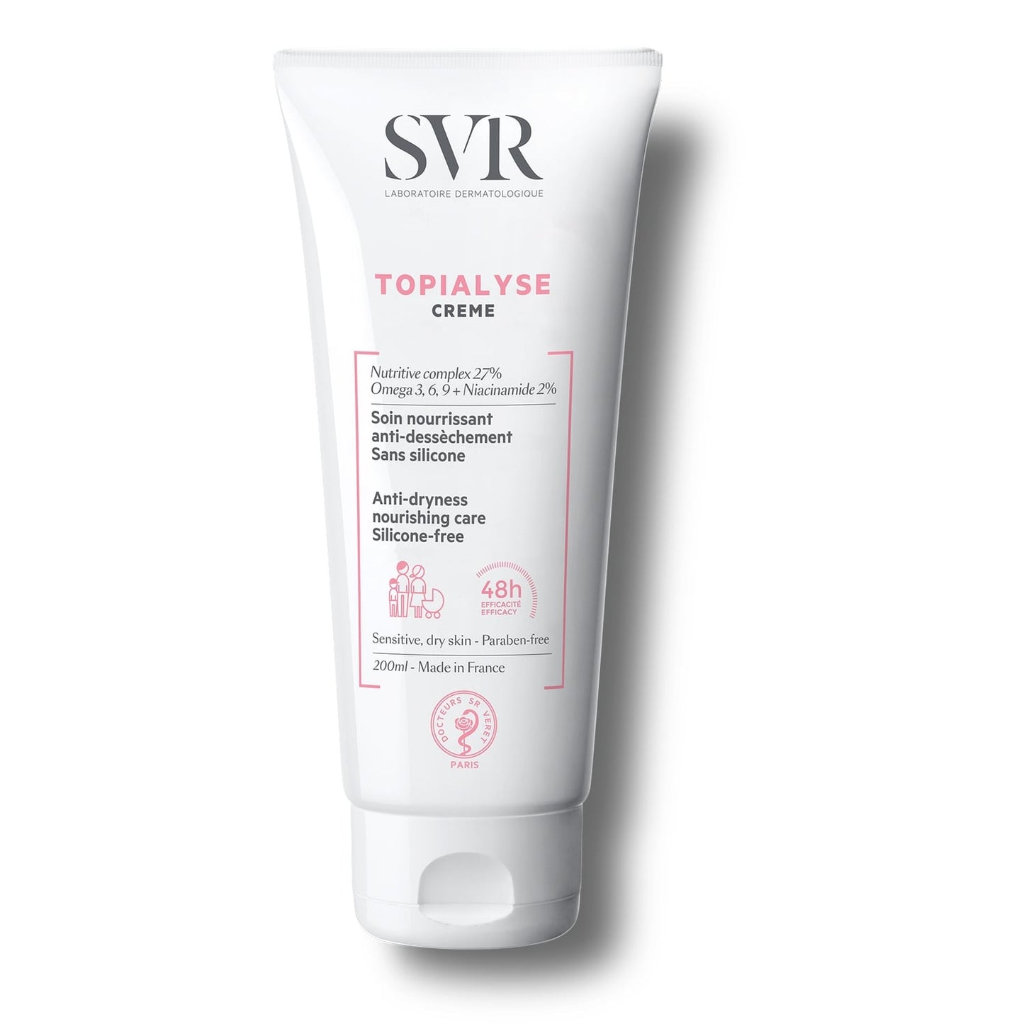 Soin Corps Peau Sèche et Sensible Anti-Dessèchement Sans Savon Topialyse LABORATOIRE SVR 