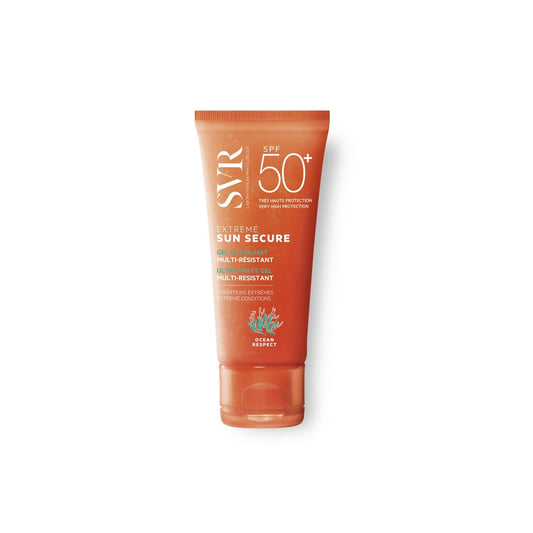 Crème Solaire Gel Ultra Mat Visage Zones Exposées Peaux Sensibles Très Haute Protection Spf 50+ LABORATOIRE SVR le tube de 50mL