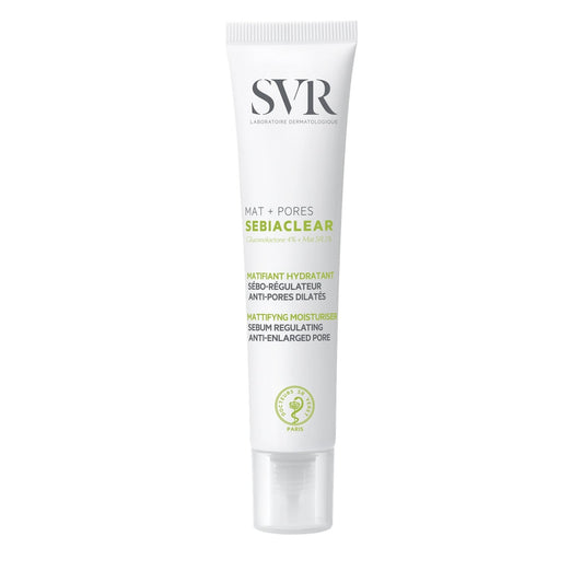 Soin Visage Matifiant Hydratant Sébo-Régulateurs Anti-Pores Dilatés Mat + Pores Sebiaclear LABORATOIRE SVR 