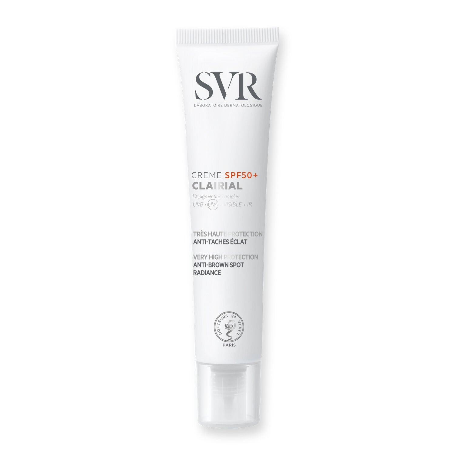 Crème Solaire Clairial très Haute Proection Anti-Tâches SPF50+ LABORATOIRE SVR 