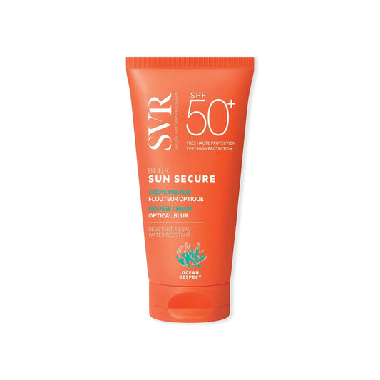 Crème Solaire Mousse Visage Spf50+ Blur Sun Secure LABORATOIRE SVR le tube de 50mL