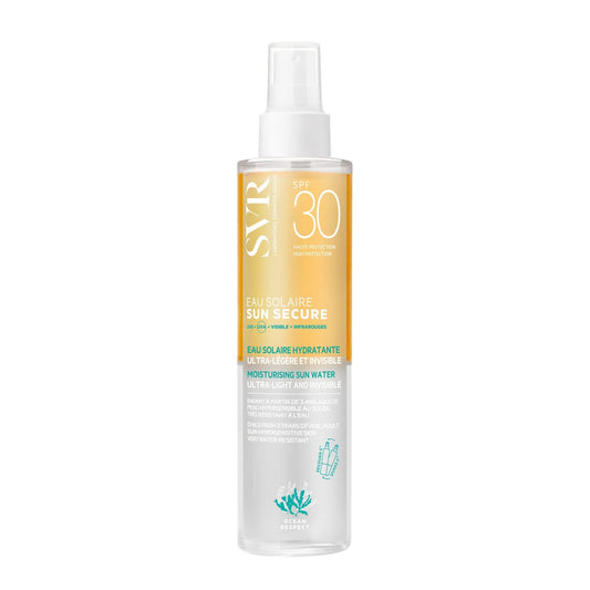 Eau Solaire Enfant et Adulte Visage Corps Spf 30 Ultra Légère et Invisible LABORATOIRE SVR le flacon de 200mL