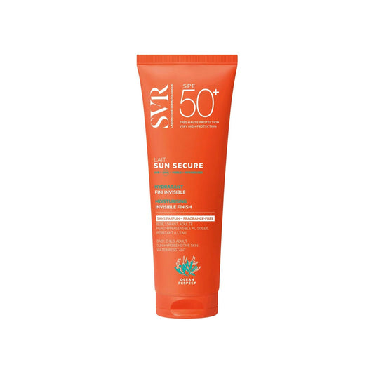 Crème Solaire Adulte Peau Sensible Haute Protection Spf 50+ Hydratant Sans Parfum LABORATOIRE SVR le tube de 250mL