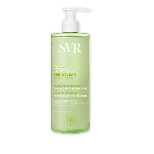 Sebiaclear Face and Body Gel for Blemish-Prone Skin, Deep Cleansing and Deep Cleansing, LABORATOIRE SVR