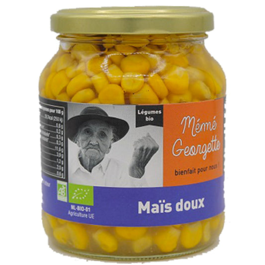 Maïs Doux Bio MEME GEORGETTE le pot de 350g