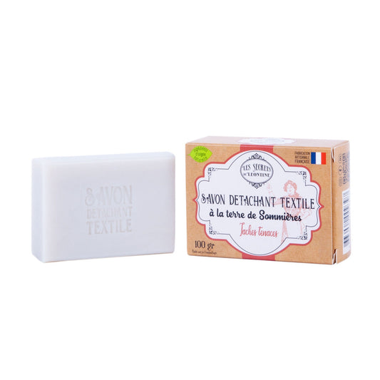 Solid Soap with Sommières Earth for Stubborn Stains LES SECRETS DE LEONTINE