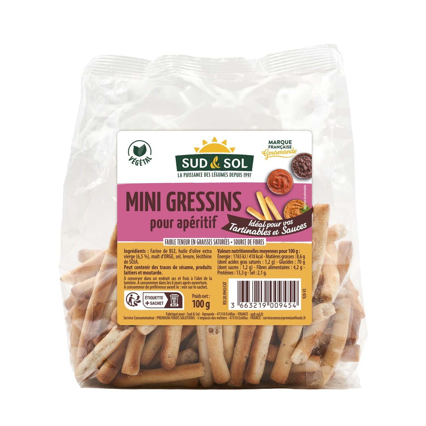 Mini Gressins SUD & SOL 