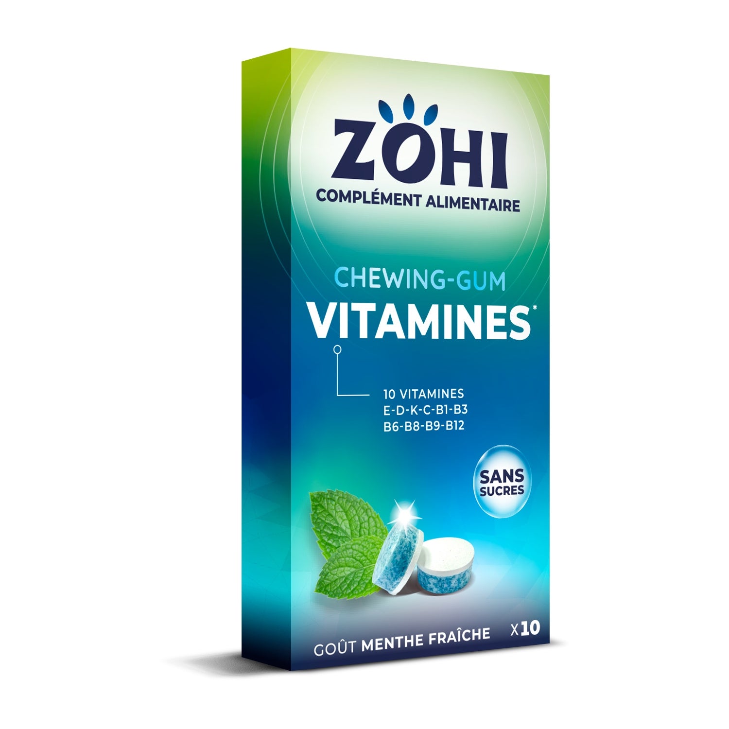 Complément Alimentaire Vitalité Boost Qutidien à la Menthe Fraiche ZOHI 