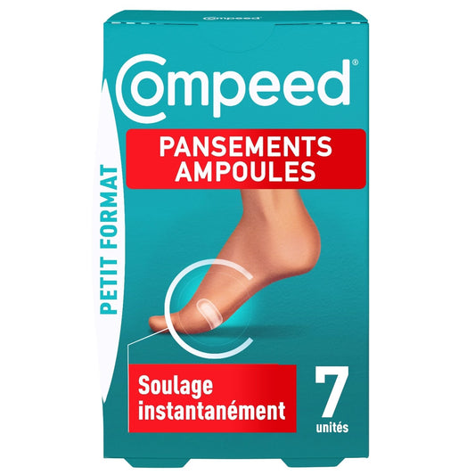Pansements Ampoules Hydrocolloïde Petite Taille COMPEED la boîte de 7 pansements