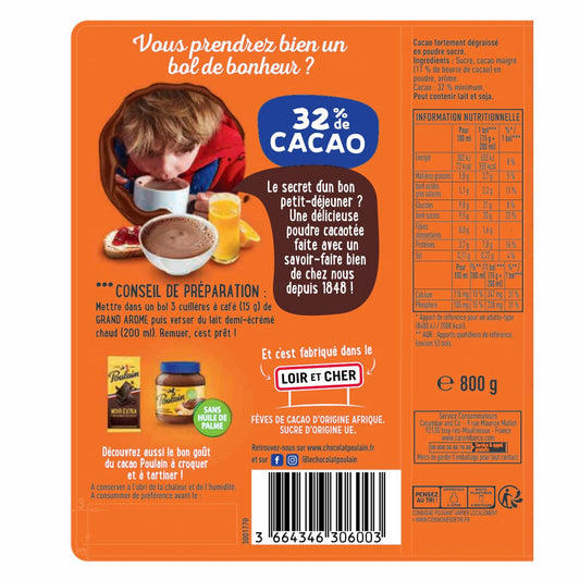 POULAIN Large Flavor Powdered Chocolate